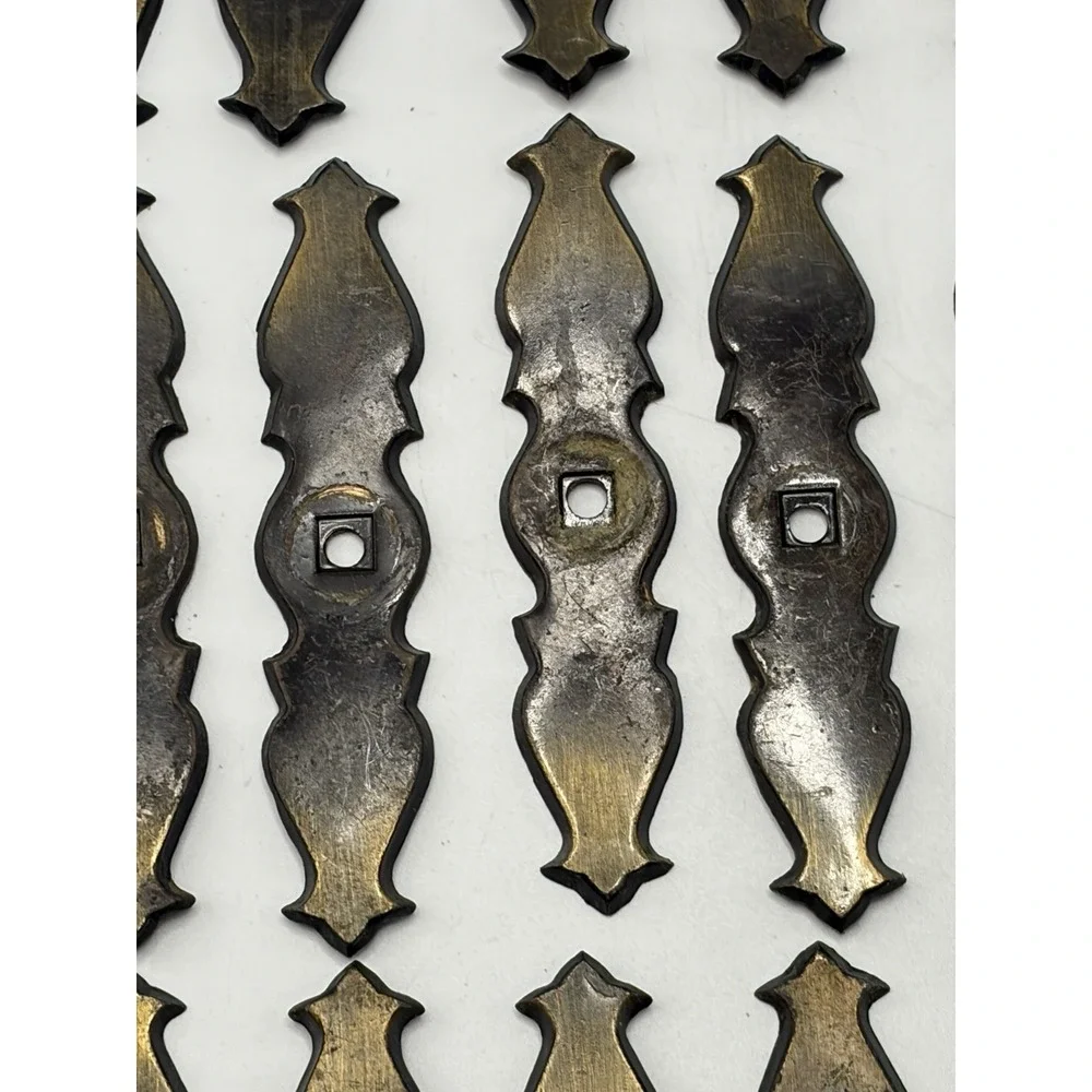 Dark Aged Bronze Black Metal Hardware 27 Cabinet Backplates Ornate Antique Style
